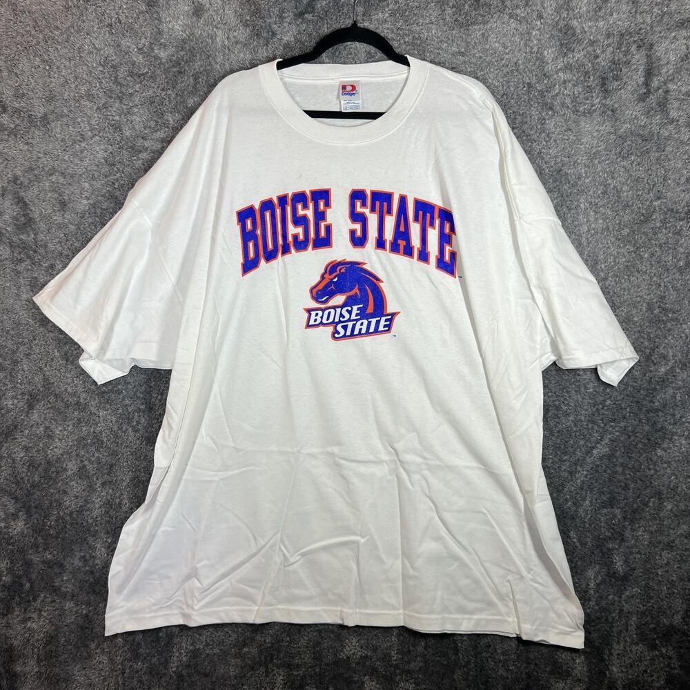 Boise State Broncos Shirt Mens 5XL White NCAA Football Dodger Graphic Tee